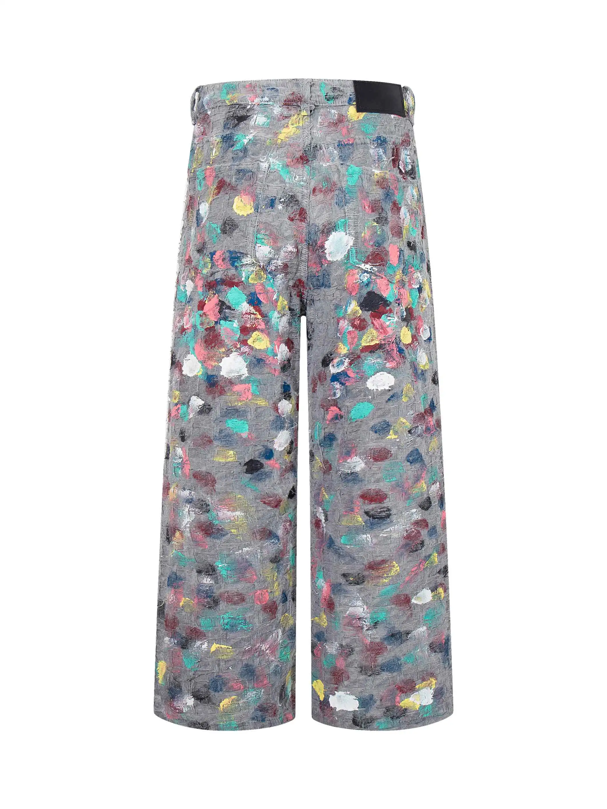 Abstract Paint Underground Jeans-S1184 - Image 2