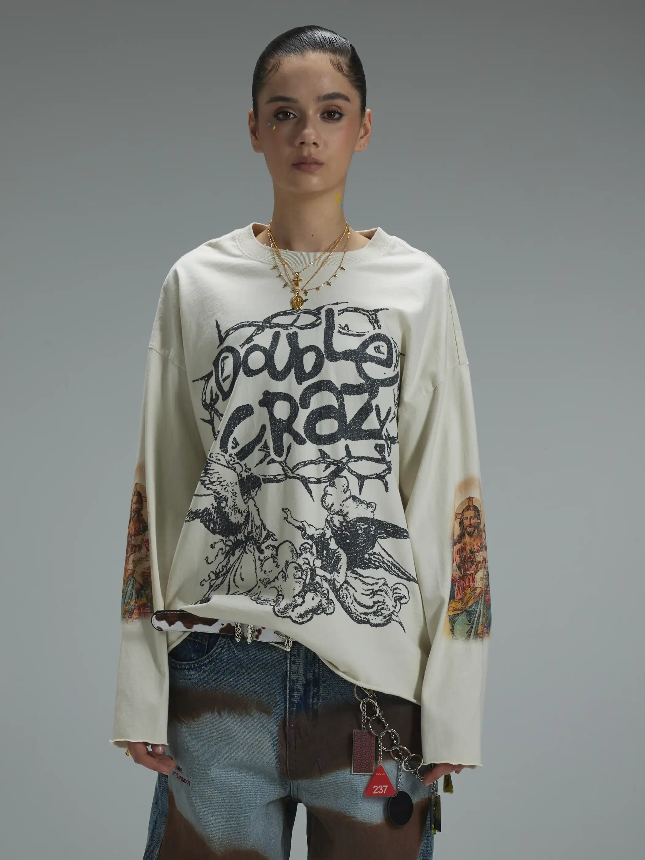 Crowned Angel Faith Longsleeve-417 - Image 6