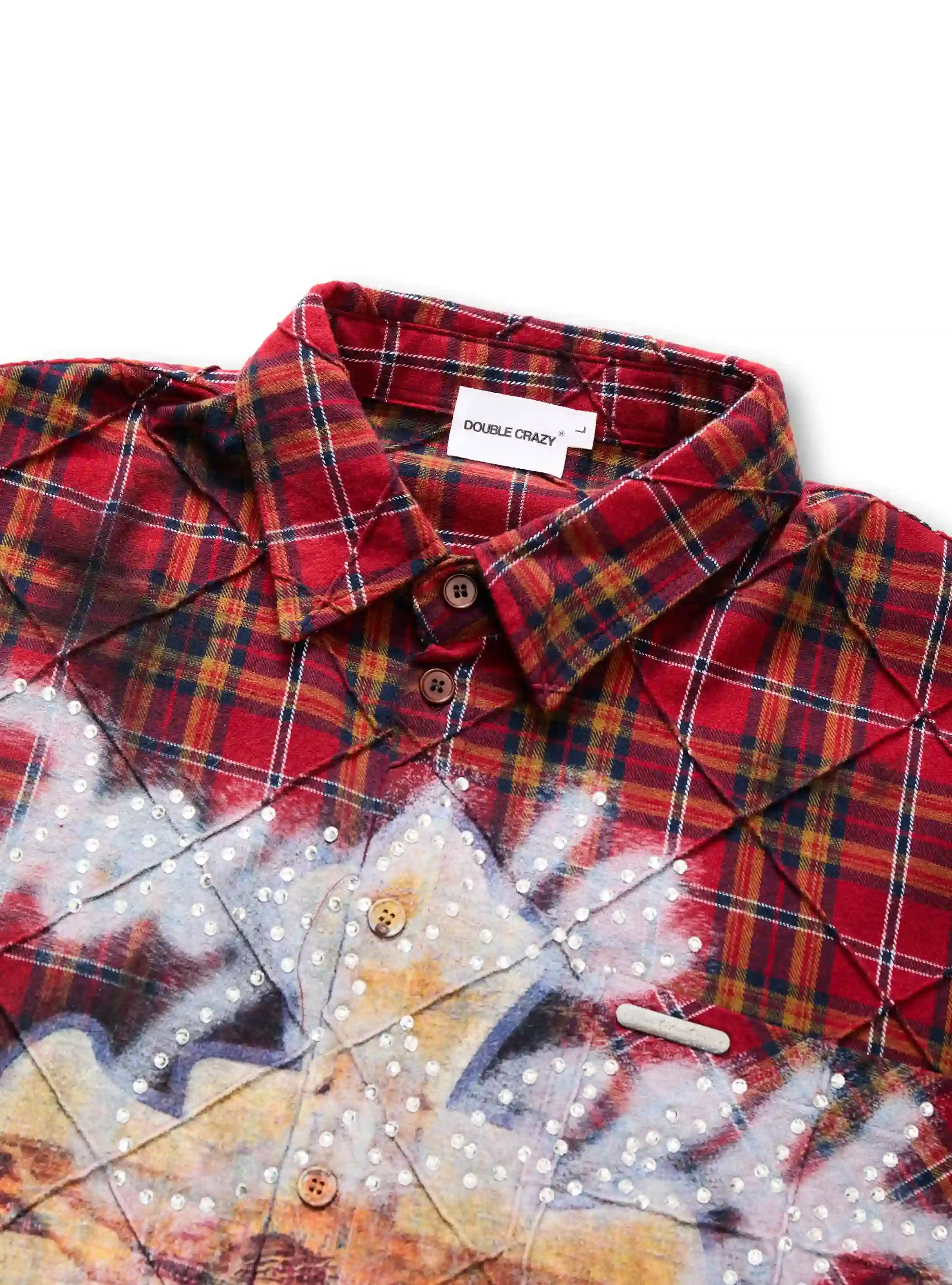 DEAD FAITH Flannel Shirt-401 - Image 5