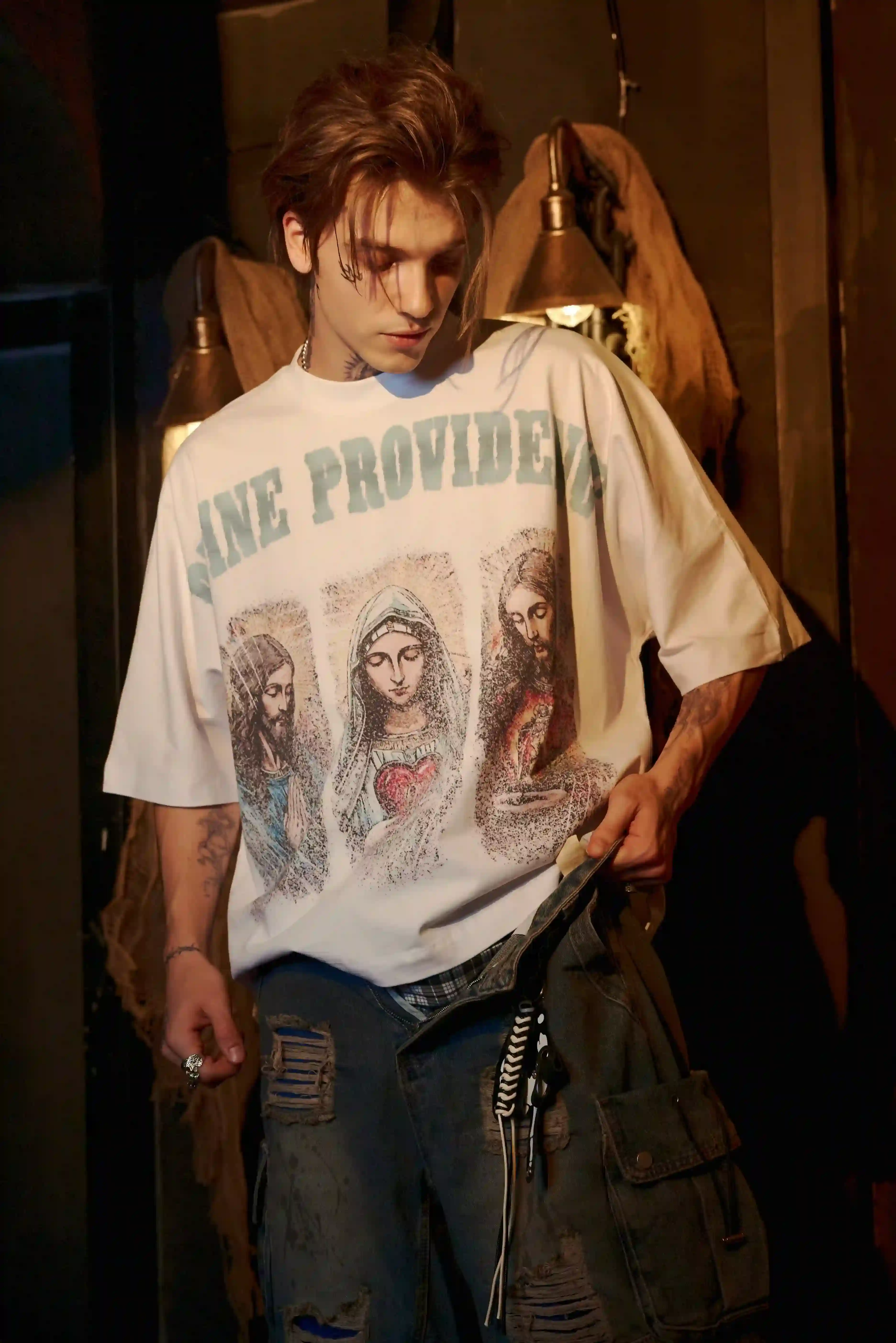 Divine Providence Religious Graphic T-shirt-208 - Image 3