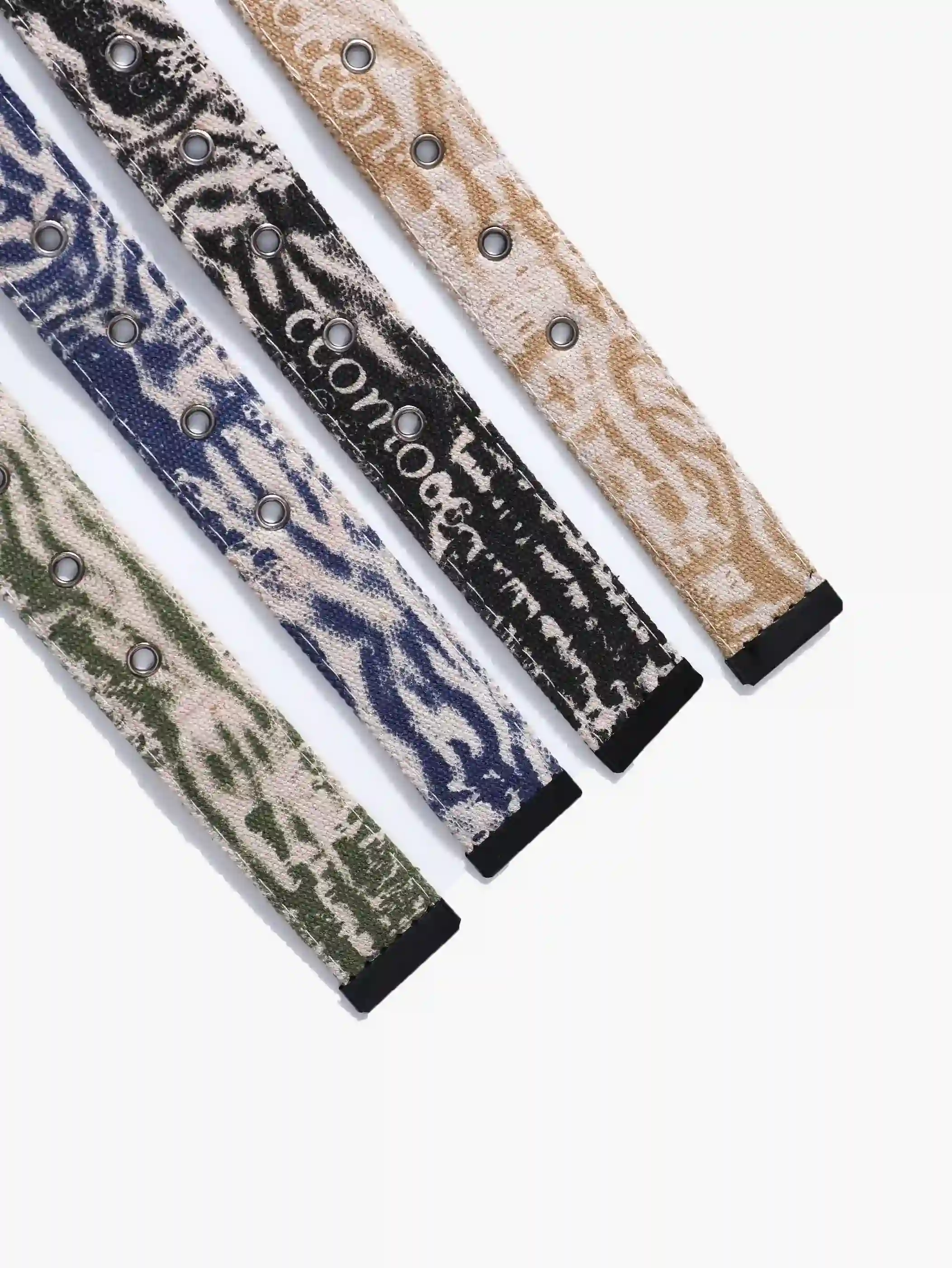 Dragon Buckle Belt Collection with Printed Straps Trendy Streetwear Fashion Accessories-S139 - Image 5