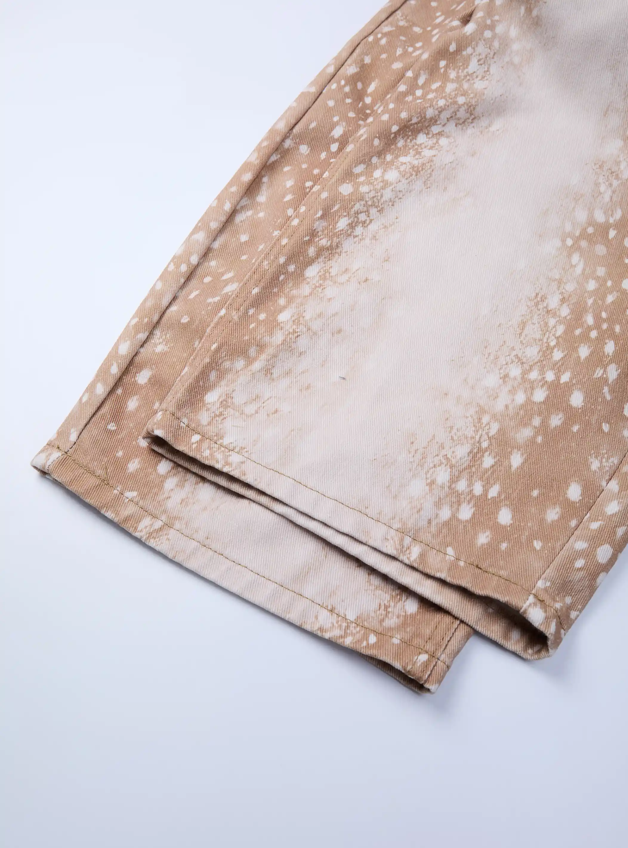 Fawn-Print Curved-Leg Denim-S1200 - Image 4