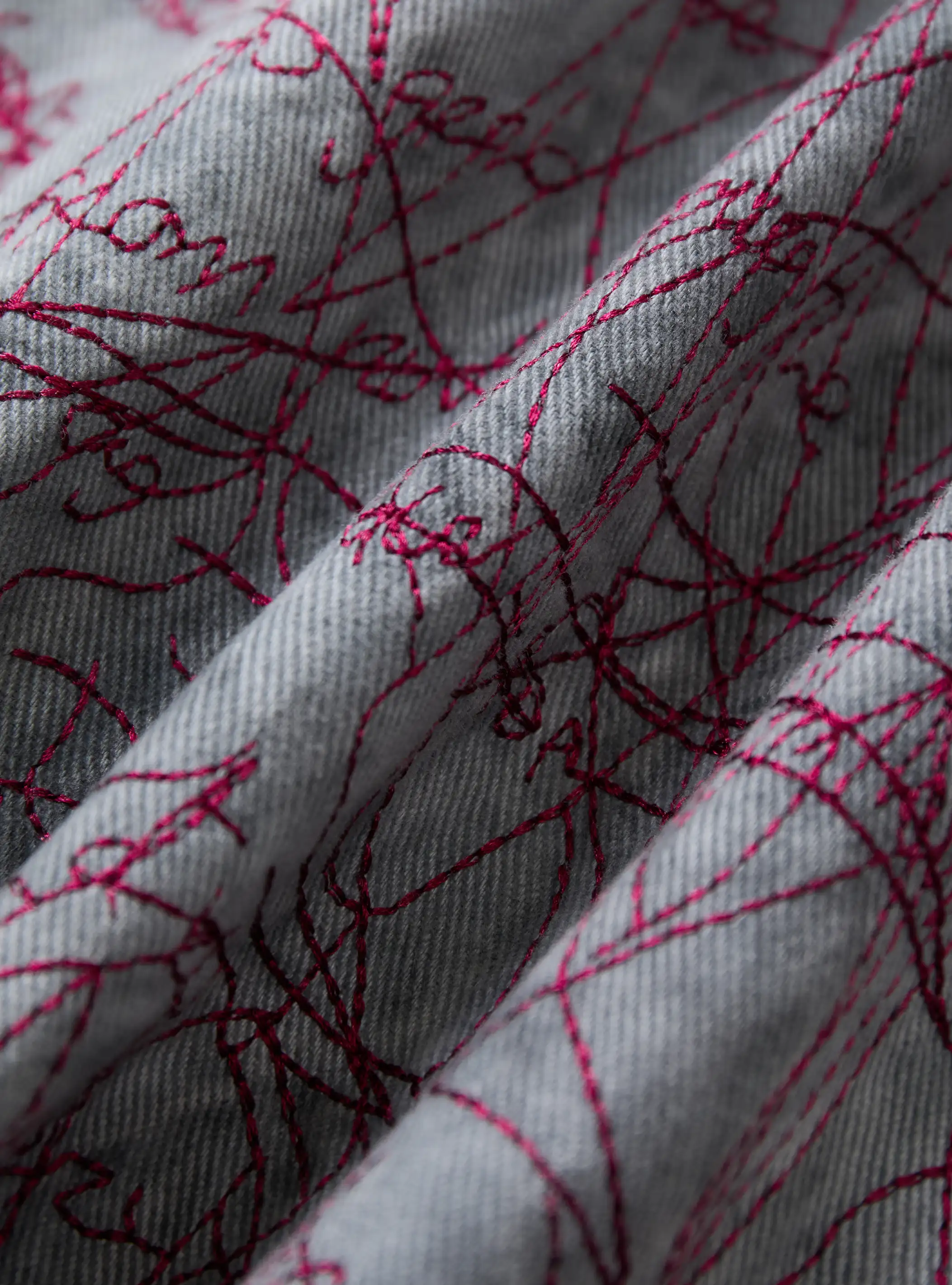 Hand-Drawn Chaos Denim Jeans-S1182 - Image 12