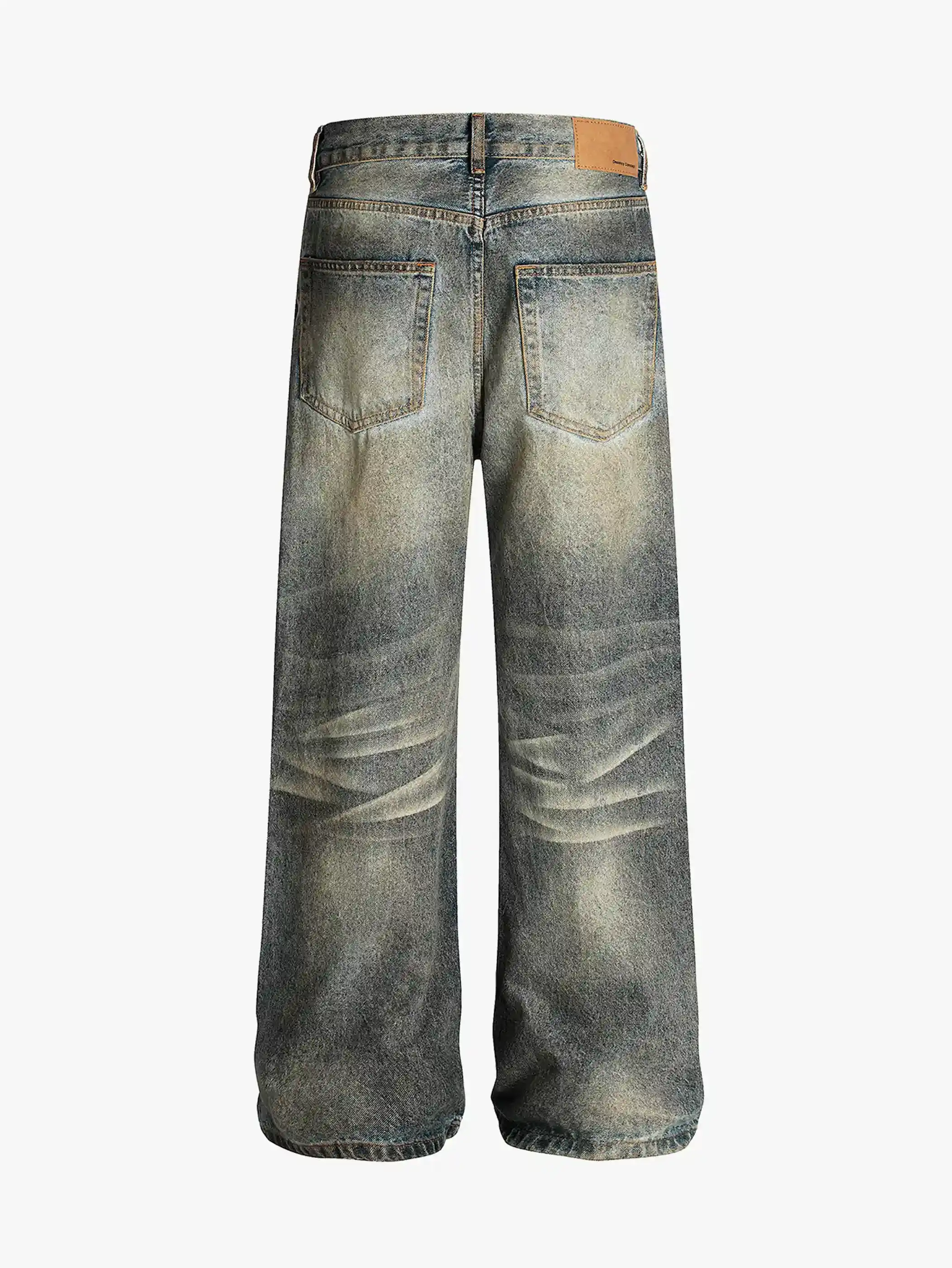 High-Waist Ripped Streetwear Denim Jeans-S1051 - Image 3