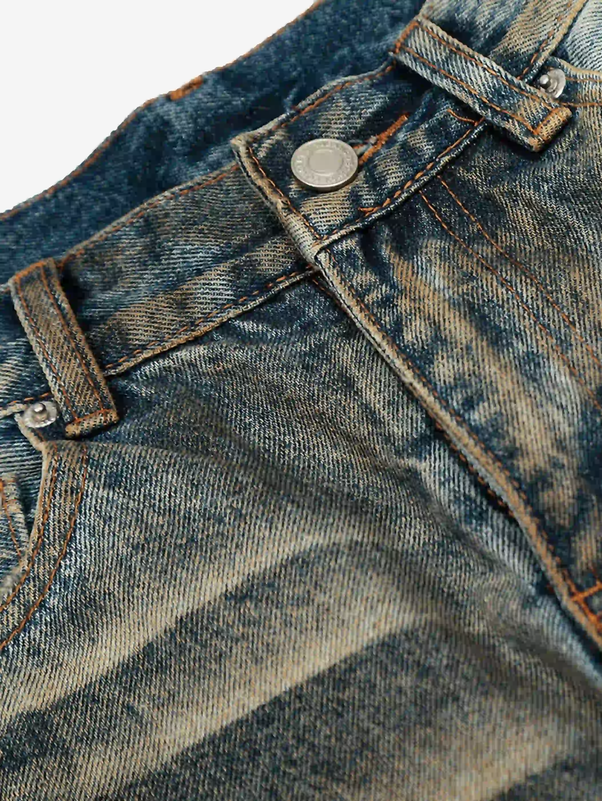High-Waist Ripped Streetwear Denim Jeans-S1051 - Image 5