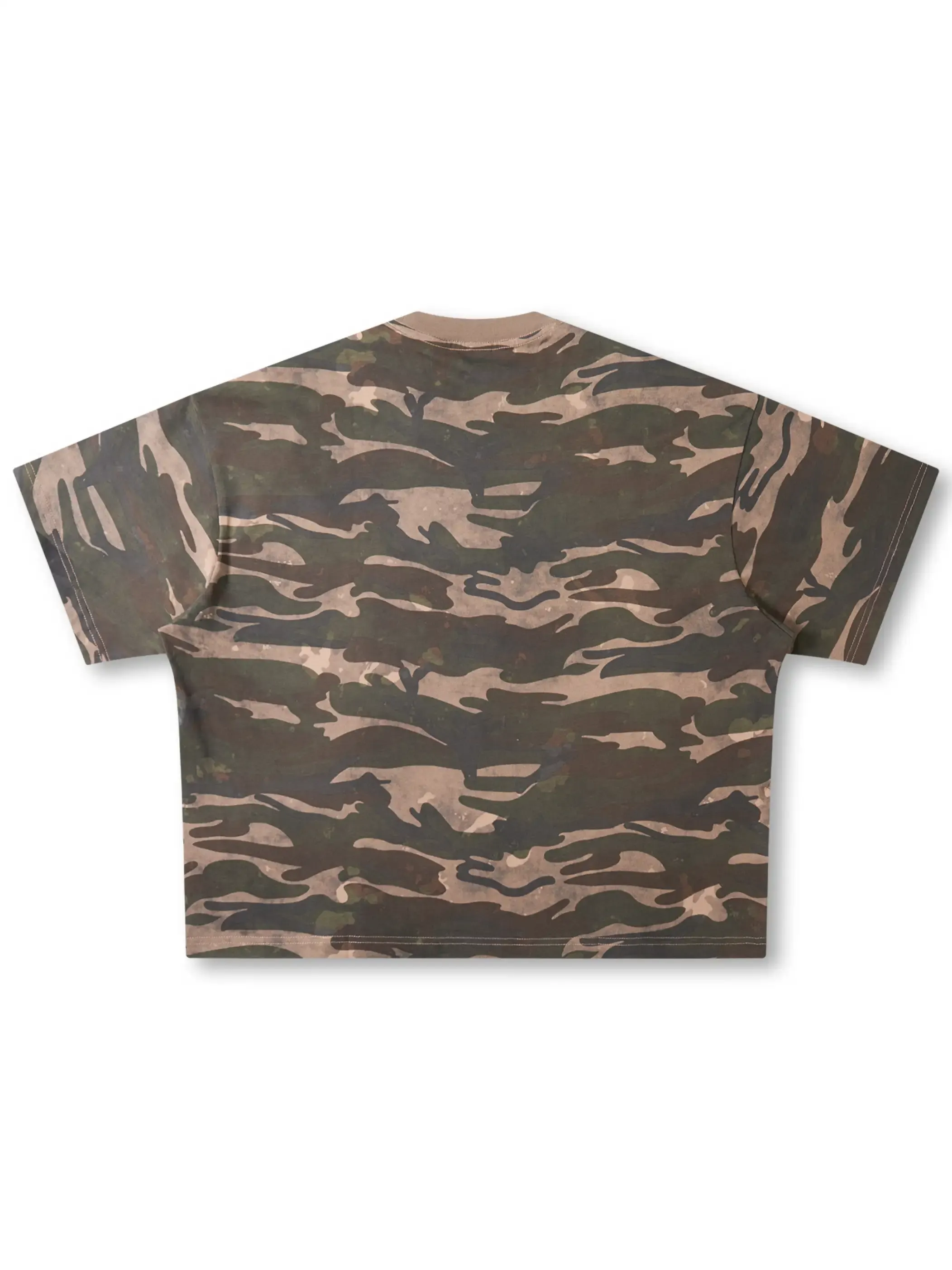 Iced Out Camo Shield Graphic Tee-440 - Image 6