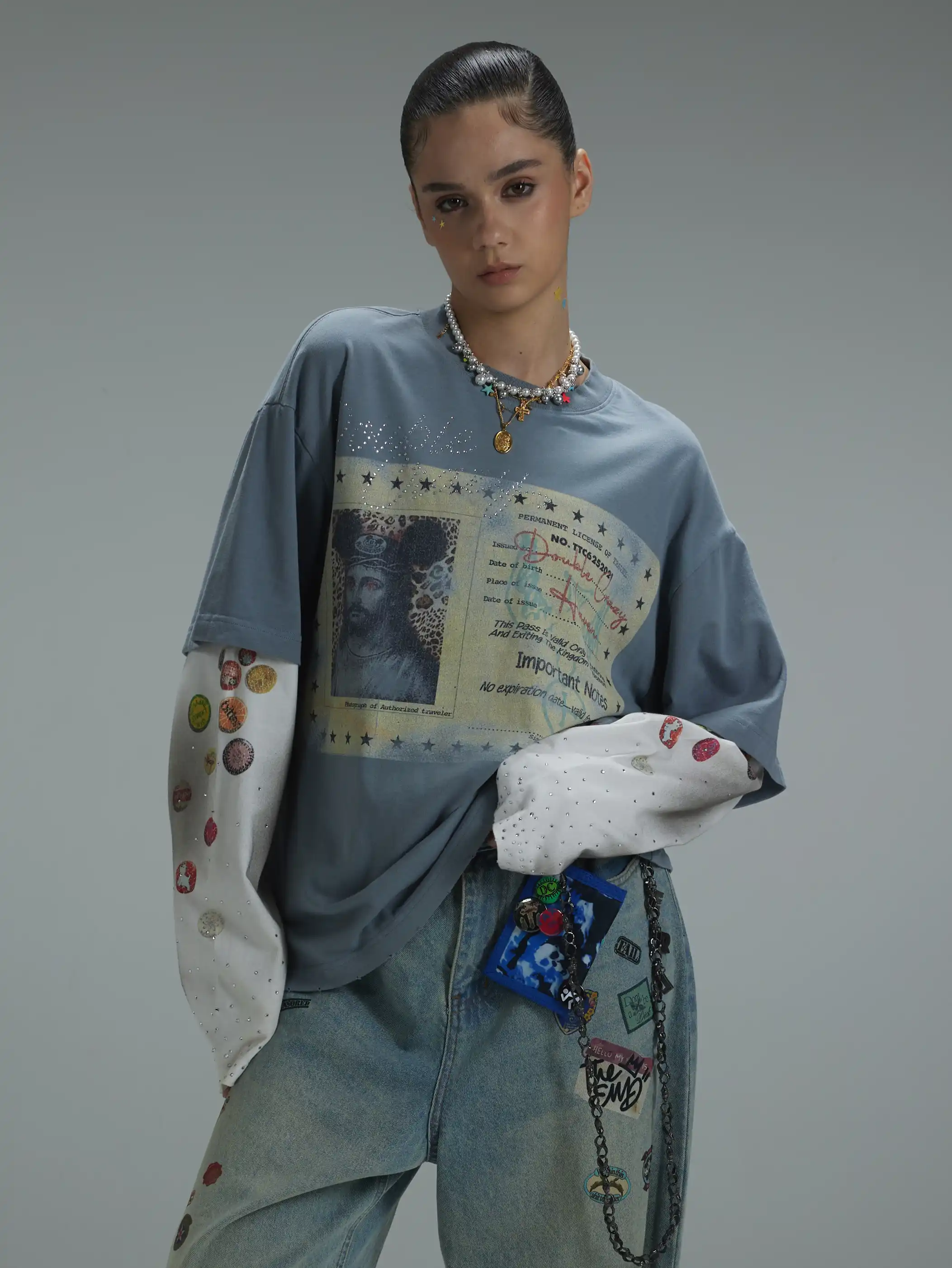 Iced Out Layered Archive ID L/S-428 - Image 8