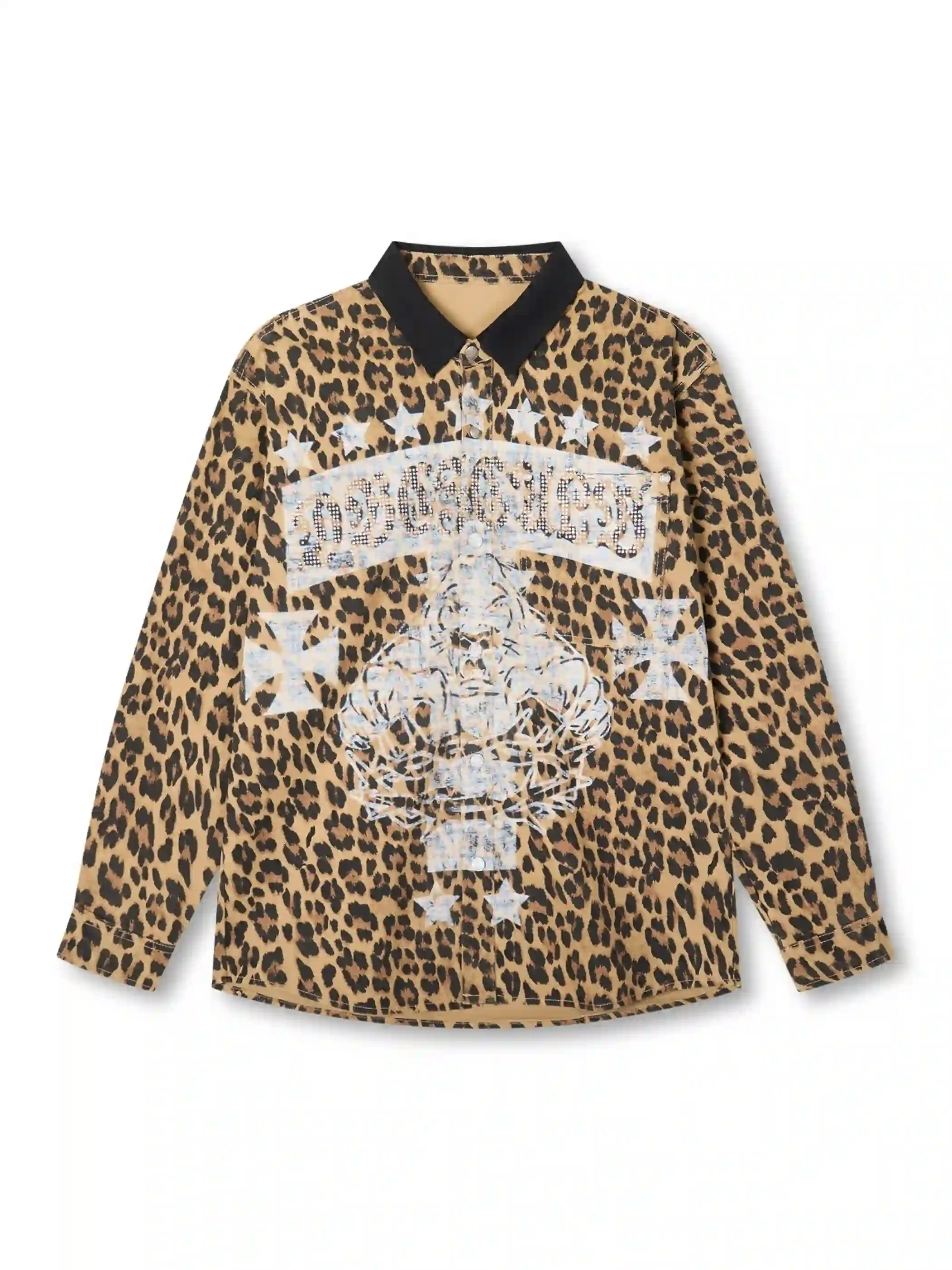 Leopard Chain Shirt-390 - Image 8