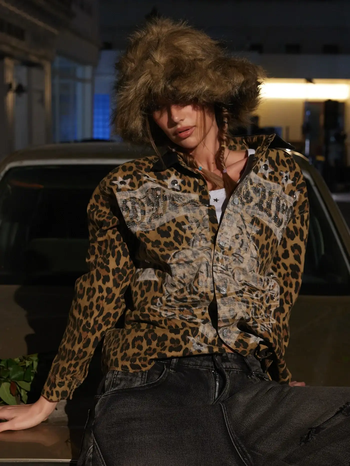 Leopard Chain Shirt-390 - Image 9