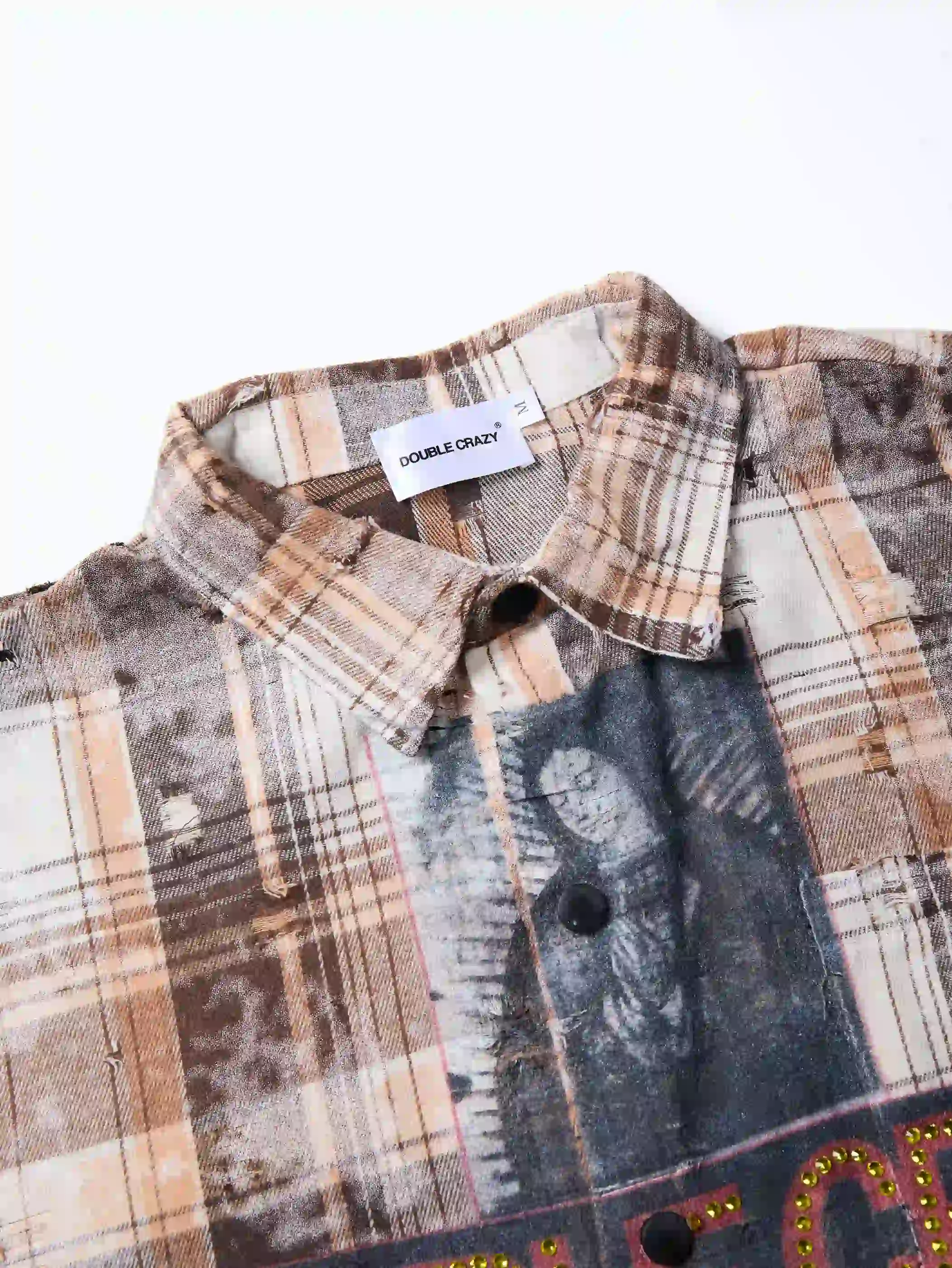 Redemption Cross Plaid Shirt-352 - Image 6