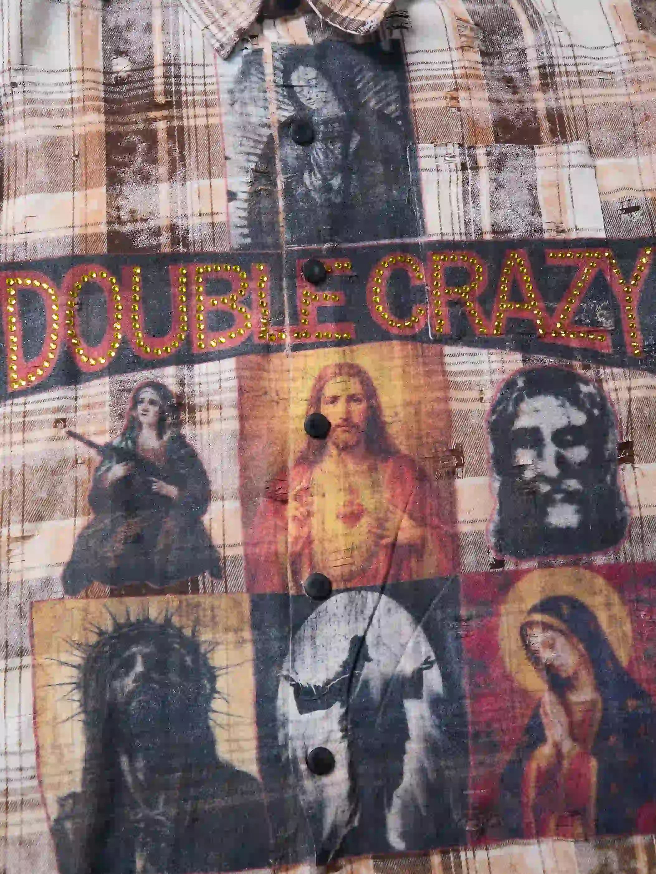 Redemption Cross Plaid Shirt-352 - Image 7