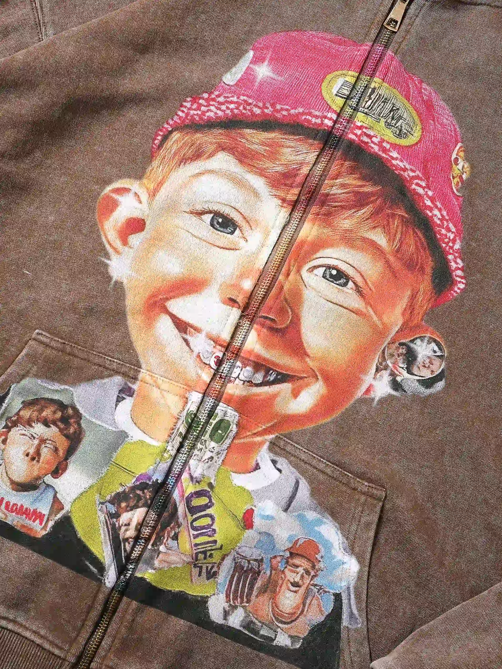 Retro Cartoon Boy Hoodie-066 - Image 6