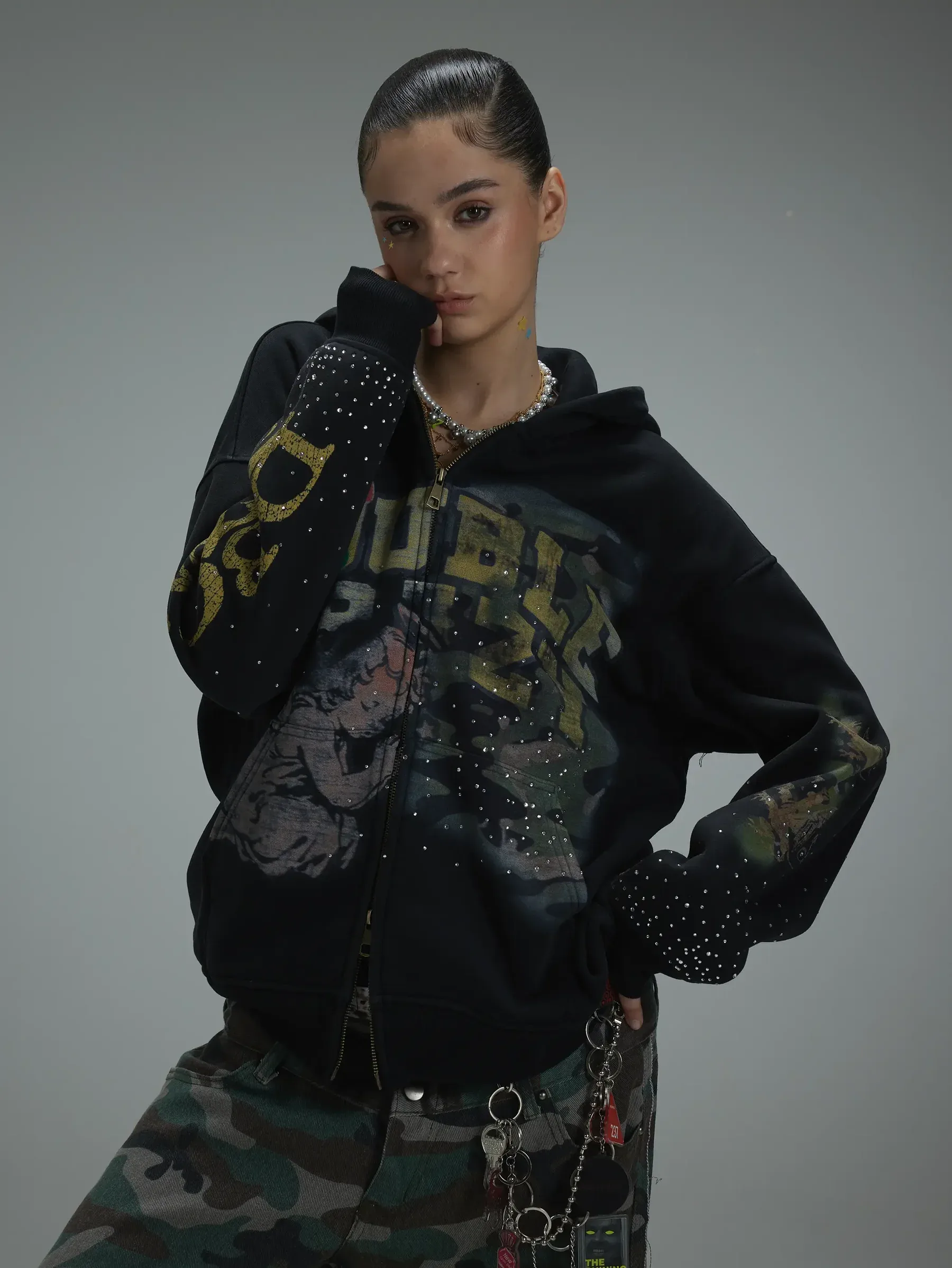 Royal Angel Zip Hoodie-415 - Image 4
