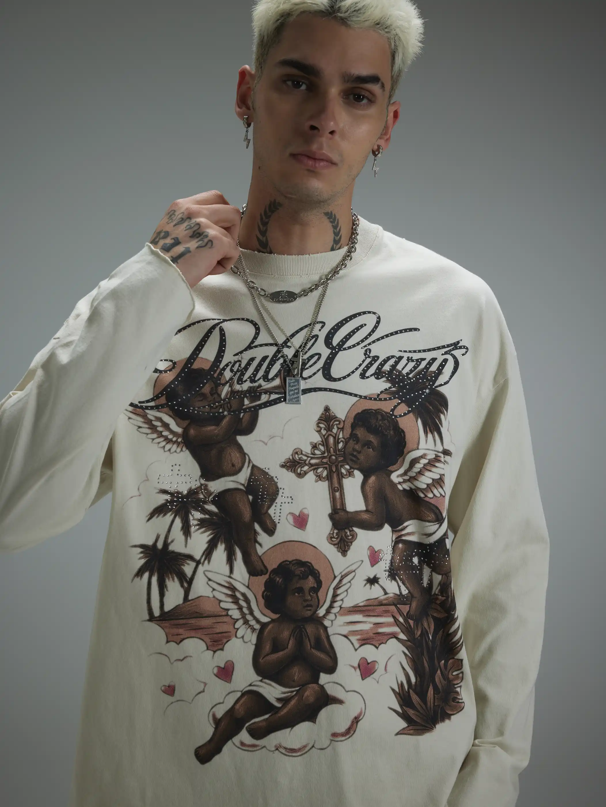 Sacred Cherubs Longsleeve-419 - Image 3
