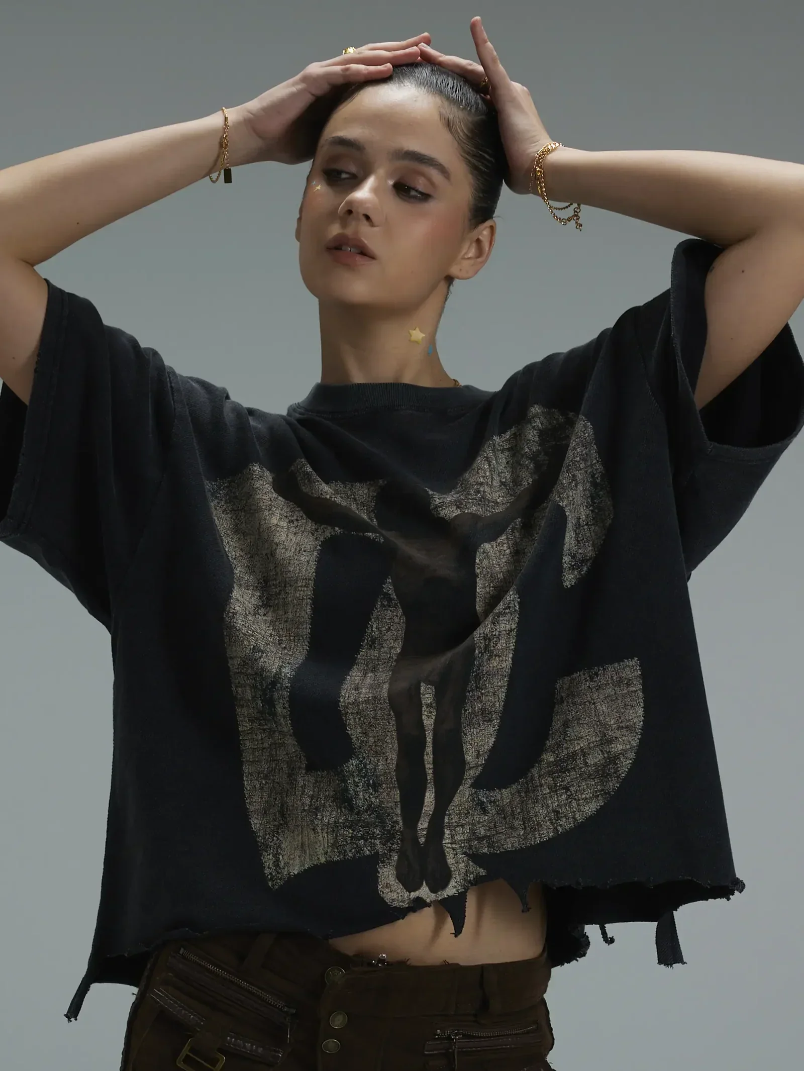 Sacrifice Graphic T-shirt-420 - Image 4
