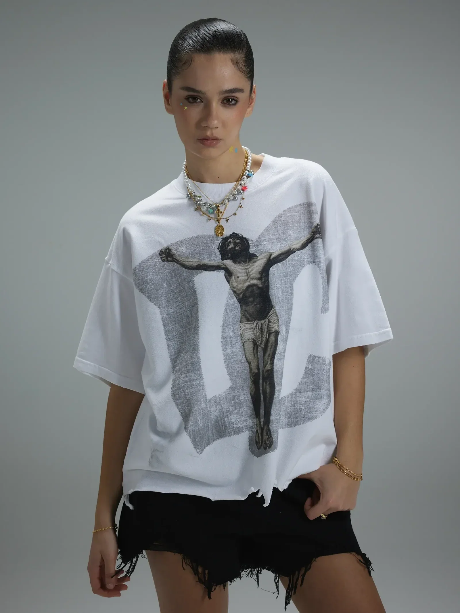 Sacrifice Graphic T-shirt-420 - Image 7
