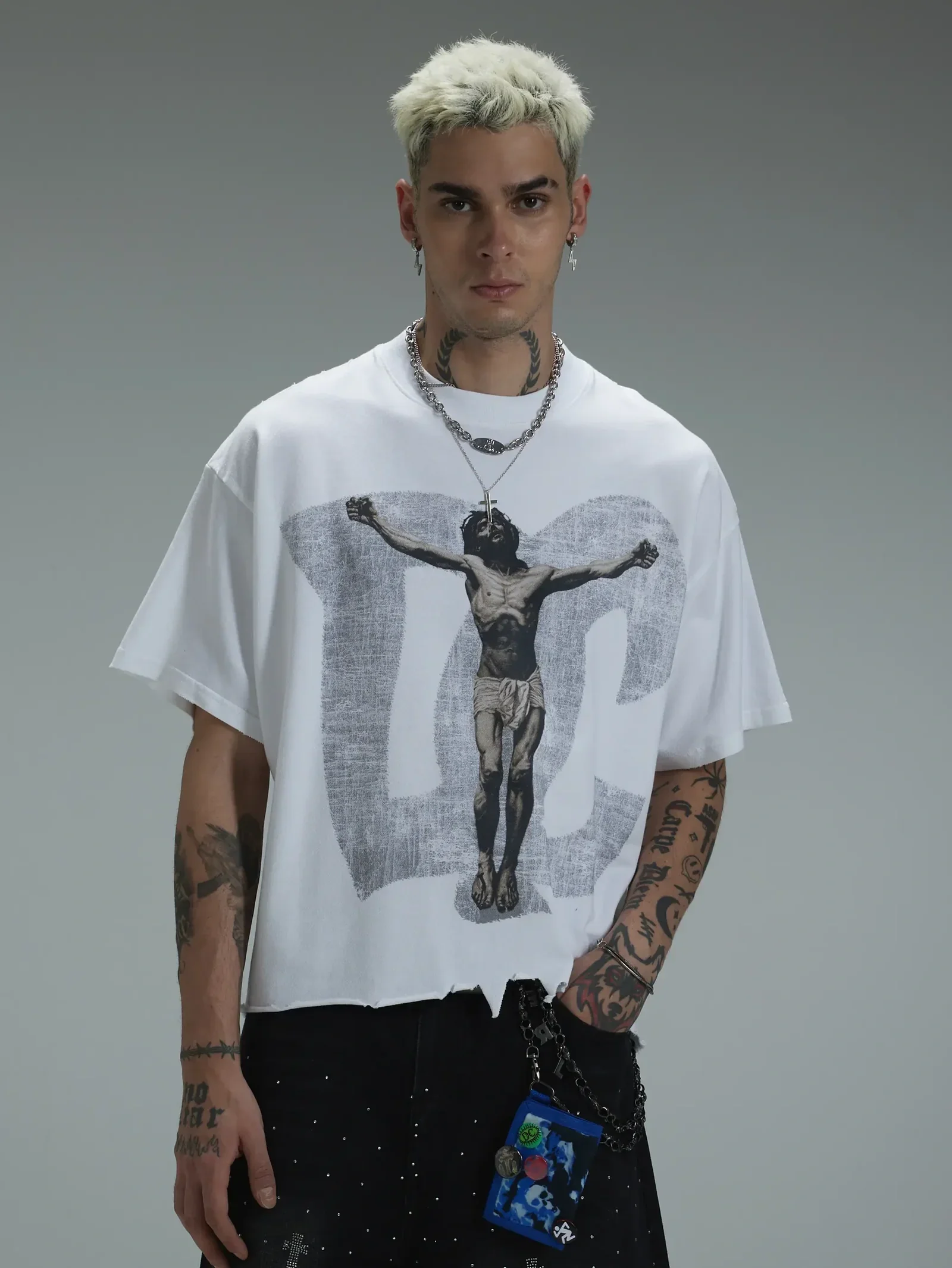 Sacrifice Graphic T-shirt-420 - Image 9