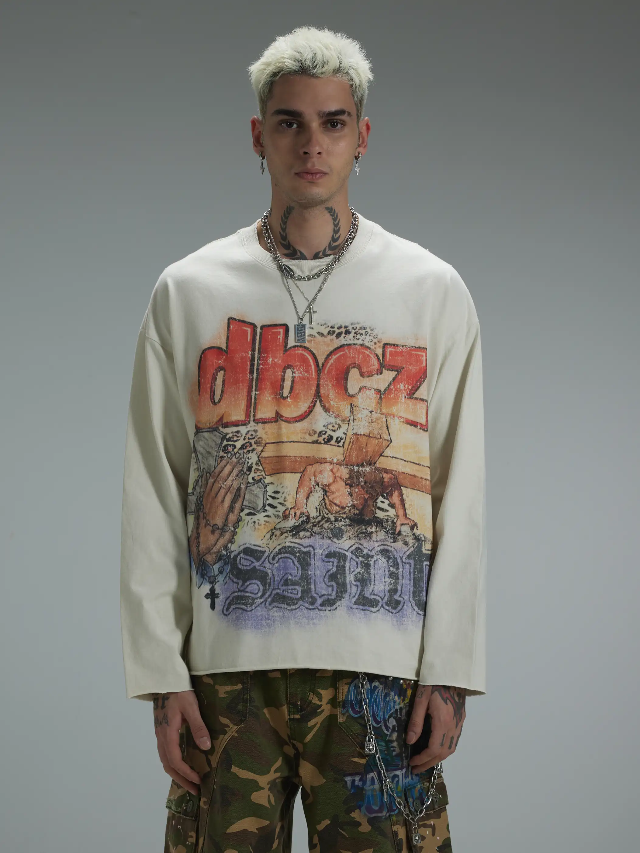 SIN OVER SAINT Longsleeve-403 - Image 2