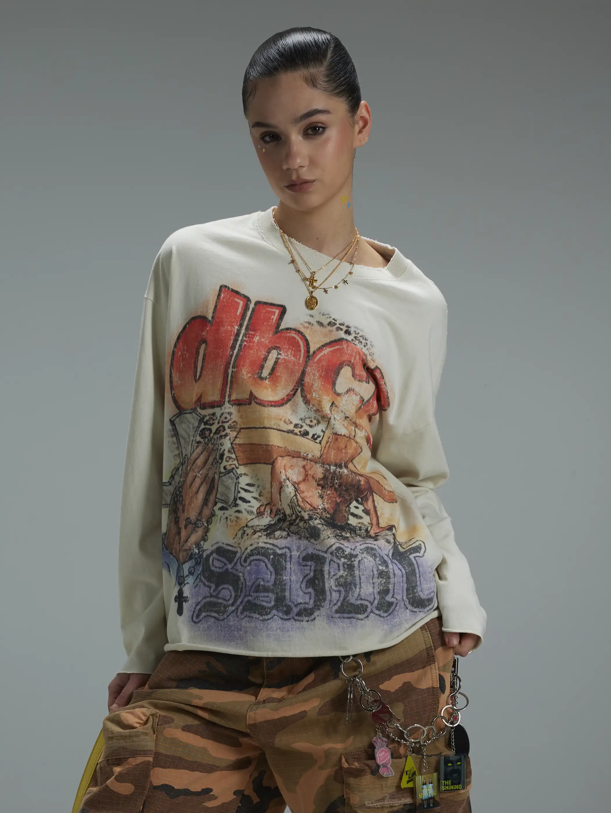 SIN OVER SAINT Longsleeve-403 - Image 3