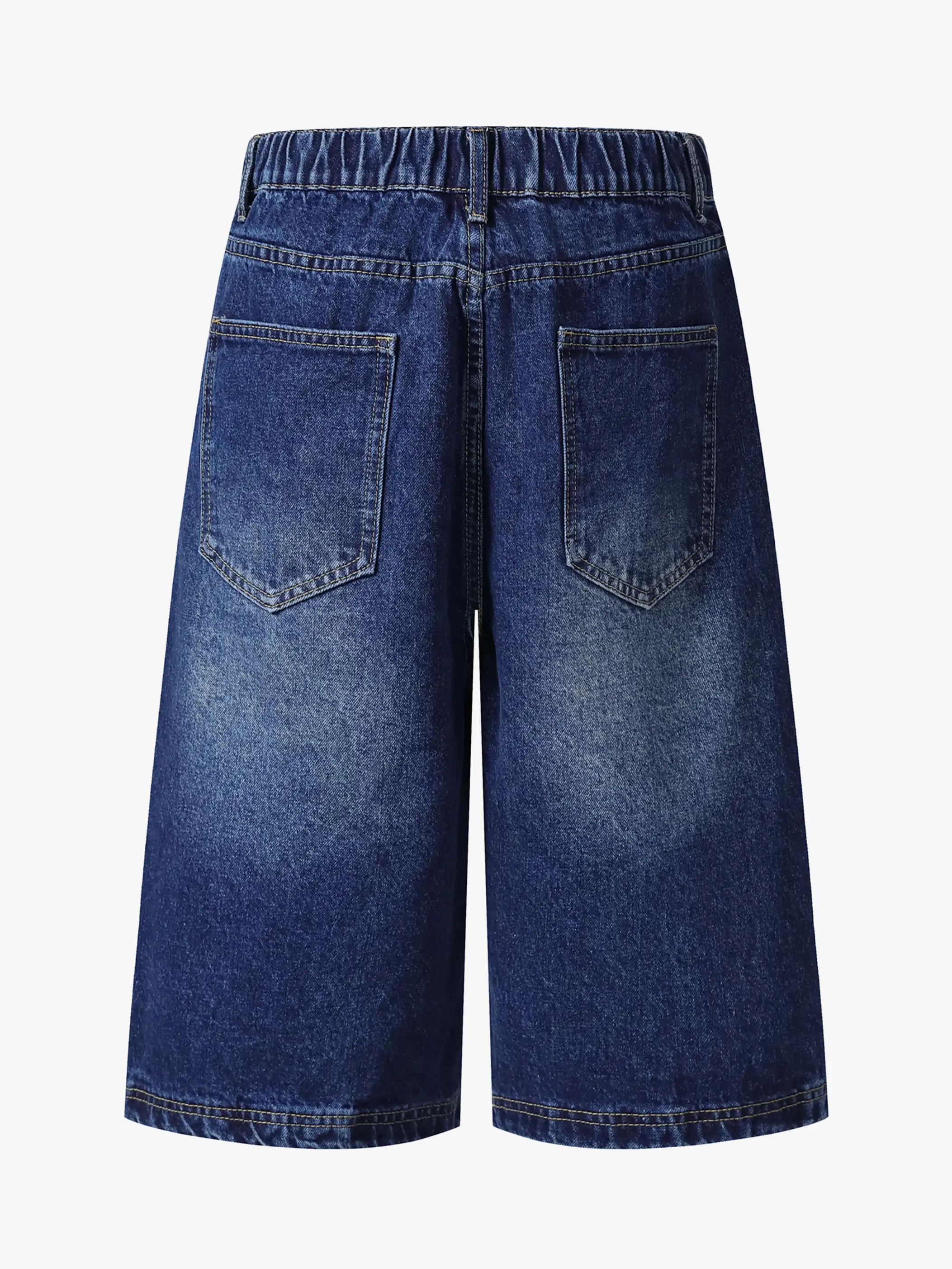 Starry Street Denim Shorts-S1094 - Image 3