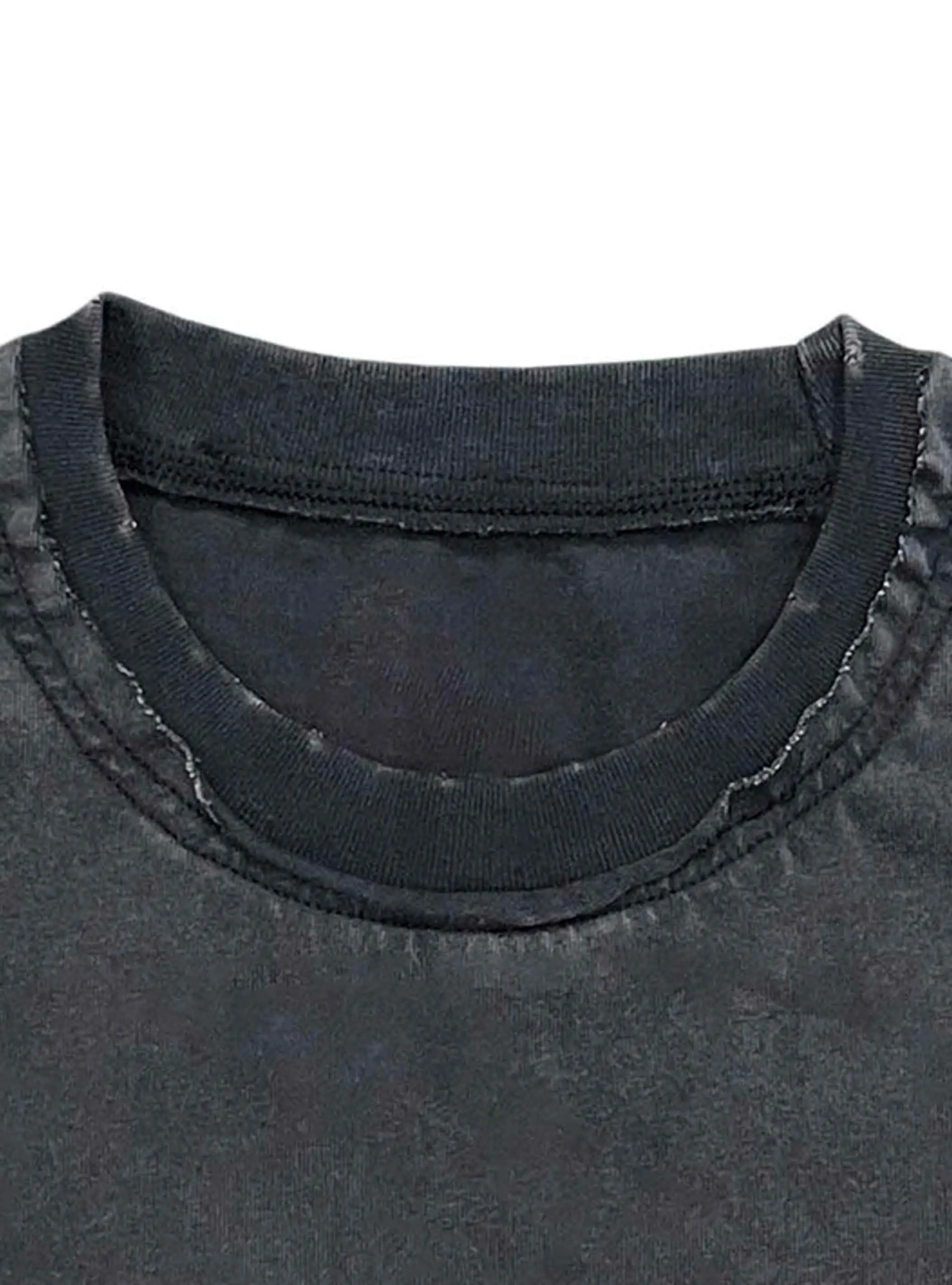 Vintage Cross Gemmed Grunge Tee-462 - Image 9